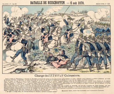 Det franske kavalers heroiske angreb under slaget ved Reichshoffen, 6. august 1870 af French School