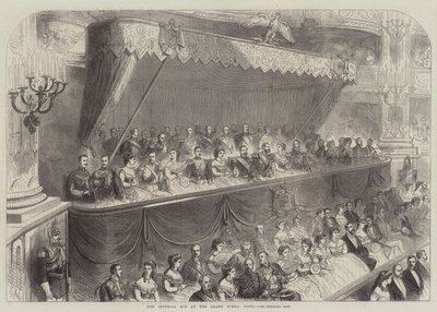 The Imperial Box i Grand Opera, Paris af French School