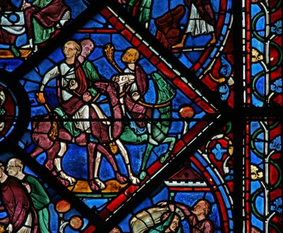 Joseph-vinduet: hans brødre rejser til Egypten (w41) af French School