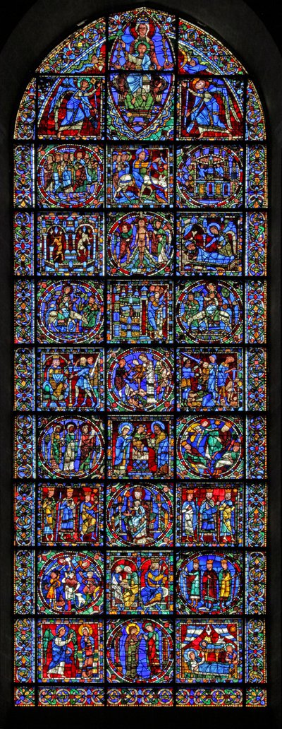 The Life of Christ window (w50) af French School