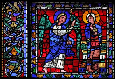 The Life of Christ window: The Annunciation (w50) af French School