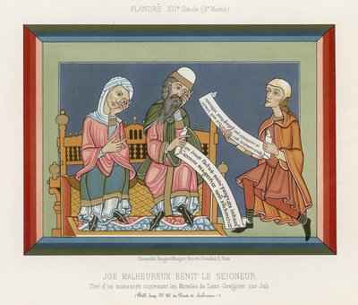 Herren velsigner den uheldige Job af French School