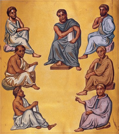 Antikkens store læger, fascimile fra Codex Constantinopolitanus af Dioscorides af French School