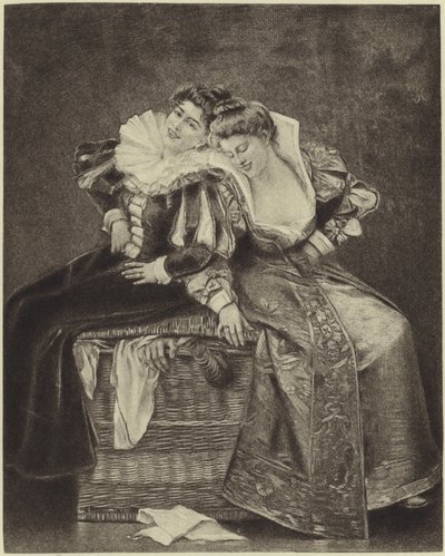 The Merry Wives of Windsor (fotogravure) af French School