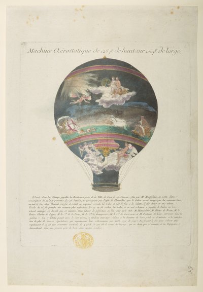 Montgolfier-ballonen med 