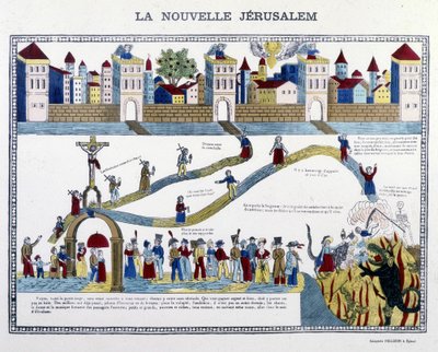 Det nye Jerusalem: den sidste dom - billede af Epinal af French School