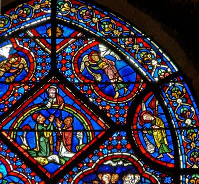 Noah-vinduet: engle (w47) af French School