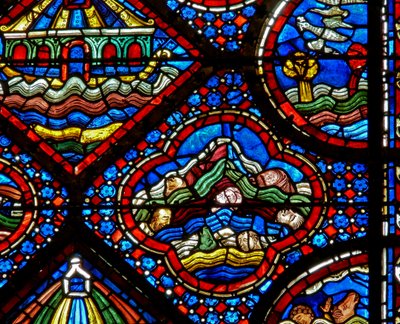 Noah-vinduet: syndfloden (w47) af French School