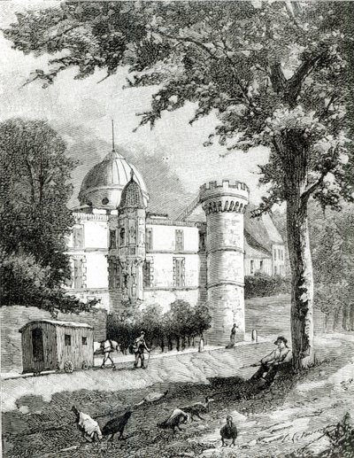 Camille Flammarions observatorium ved Juvisy af French School