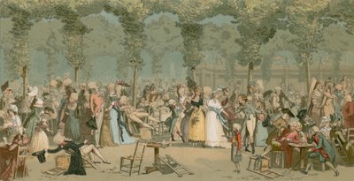 Palais Royal Garden af French School