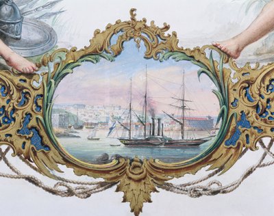 Havnen i Sevastopol, 1854 af French School