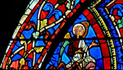 Vinduet Den fortabte søn: en engel (w35) af French School