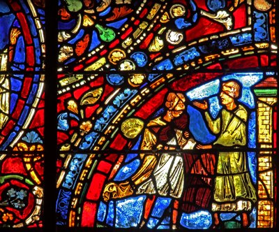 Vinduet Den fortabte søn: tjener bringer tøj (w35) af French School