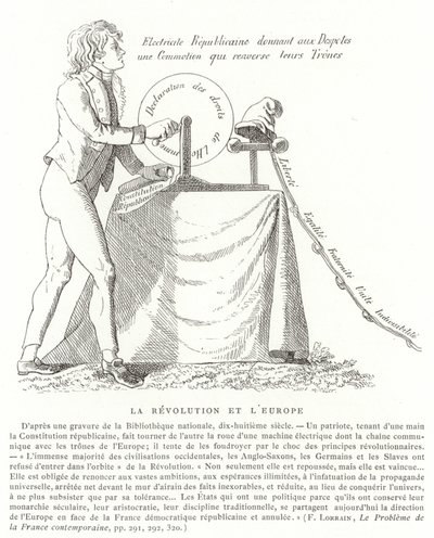 Die Revolution und Europa von French School