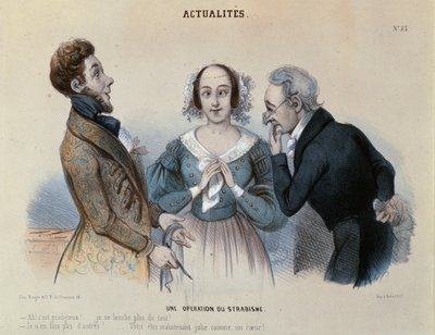 Skøjteoperationen, ca. 1840 af French School