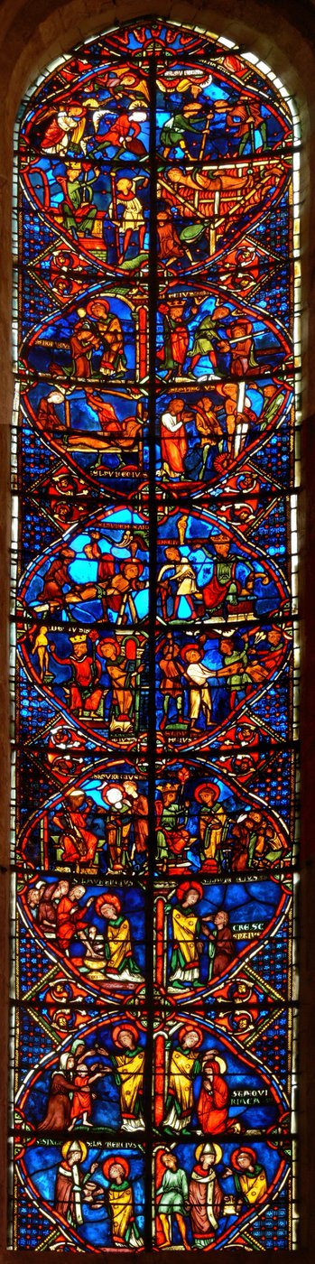 St. Laurence vinduet af French School