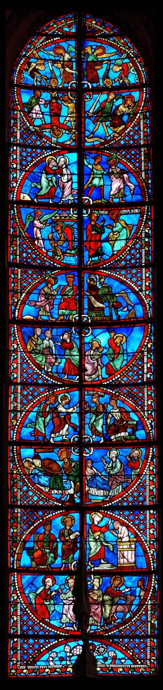 St. Peter & St. Paul vinduet af French School