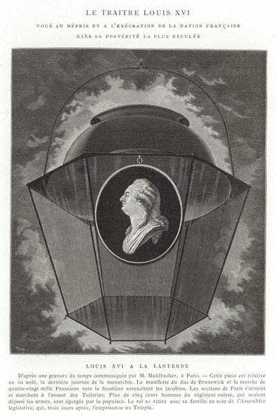 Forræderen Louis XVI, den franske revolution af French School