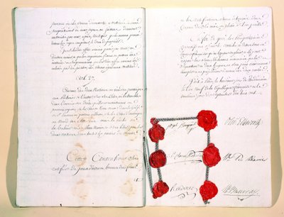 Traktaten i Mortefontaine, 30. september 1800 af French School