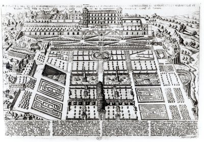 Villa dEste Palace and Gardens, Tivoli, Italien, ca. 1600 af French School