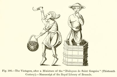 The Vintagers, efter en miniature af Dialogues de Saint Gregoire af French School