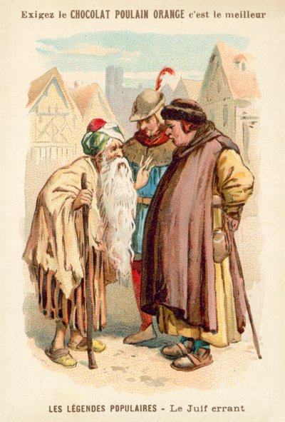 Den vandrende jøde (chromolitho) af French School
