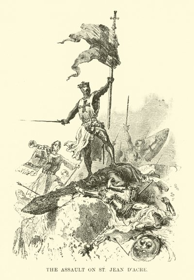 Angrebet på St Jean dAcre af French School