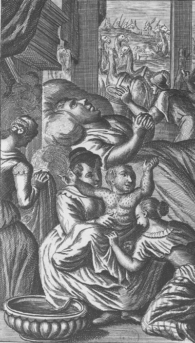 Pantagruels fødsel, illustration fra 