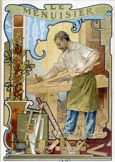 Tømreren - Chromo. af French School