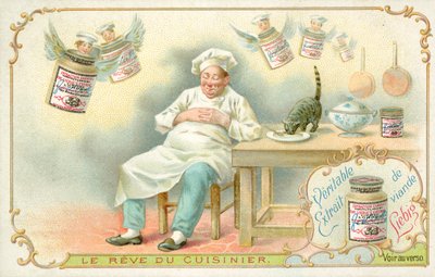 Kokkens drøm (chromolitho) af French School