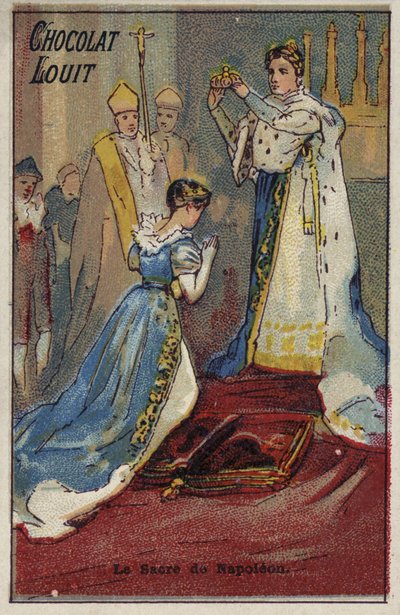 Kroningen af Napoleon, 1804 af French School