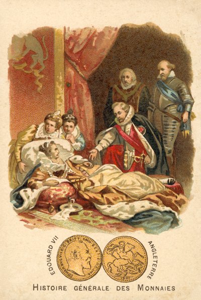 Elizabeth I af Englands død, 1603 af French School