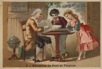 Uddannelse af Paul og Virginie af French School