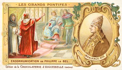 Ekskommunikationen af Filip IV af Frankrig af pave Boniface VIII af French School