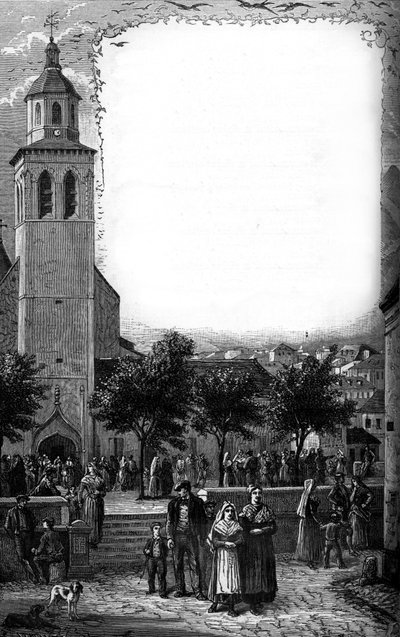 Familien til Bernadette Soubirous (1844-1879) i Lourdes, Hautes Pyrenees (65) af French School
