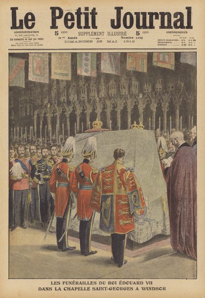 Begravelsen af kong Edward VII i St George