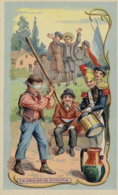 Kandespillet (chromolitho) af French School