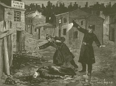 The last crime of Jack The Ripperdani af French School