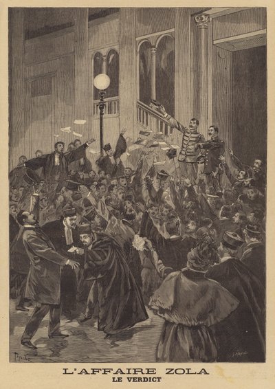 Injurieprocessen mod Emile Zola af French School