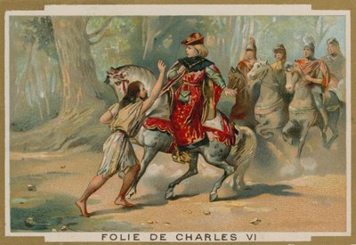 Kong Charles VI af Frankrigs galskab, 1392 af French School