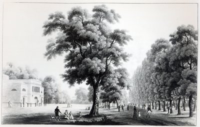 Hovedgaden i Prater, Wien, 1821 af French School