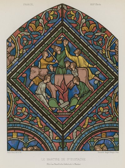 Sankt Eustaces martyrium af French School