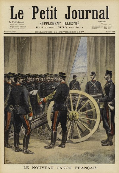 Den nye franske kanon, 1897 af French School