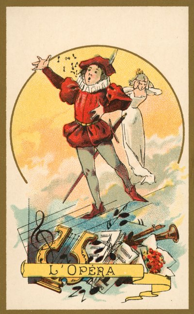 Operaen (chromolitho) af French School