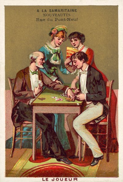 Afspilleren (chromolitho) af French School