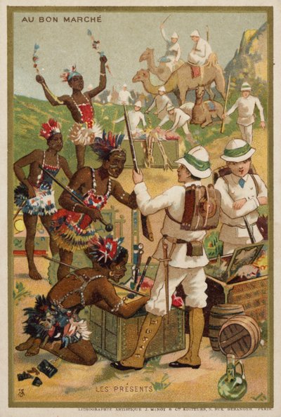 Gaverne (chromolitho) af French School