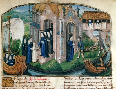 Modtagelse af en nybegynder og byde en patient velkommen, fra "Le Livre de Vie Active de l