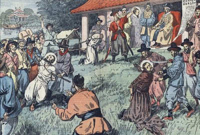 De tre missionærer bliver tortureret i Korea af French School
