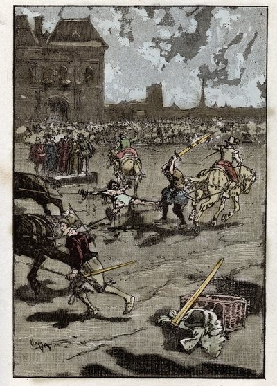 Torturen af Francois Ravaillac, morderen af kong Henry IV: han er indkvarteret i Paris den 27. maj af French School