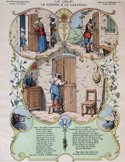 Ulven, geden og geden - Fables de La Fontaine en images d